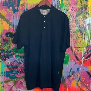 Volcom wowzer polo black men’s extra large
